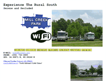 Tablet Screenshot of millcreekrv.com